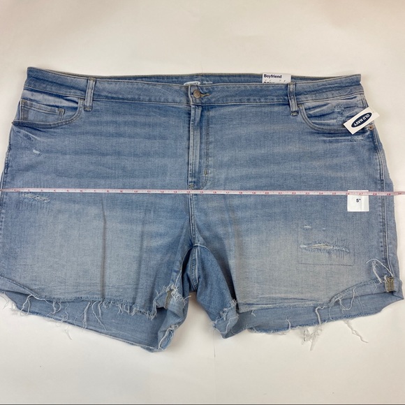 Old Navy Boyfriend Mid-Rise Jean Shorts size 26 Plus NWT - Picture 6 of 8